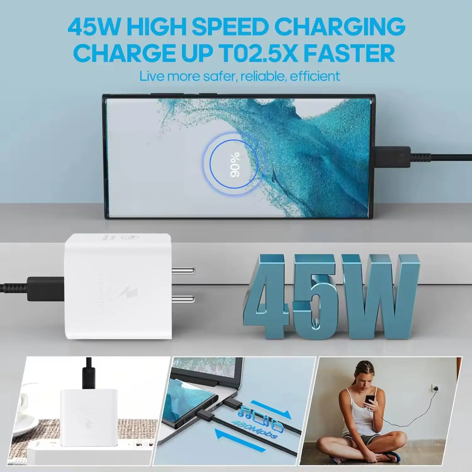 Grooves Alpha 200 + 45W Fast Charger